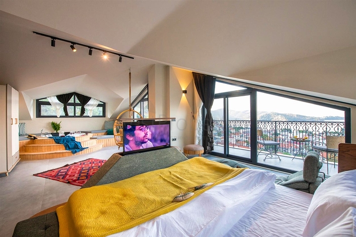 فيلا 3+1 في فتحية-منطقة أنطاليا