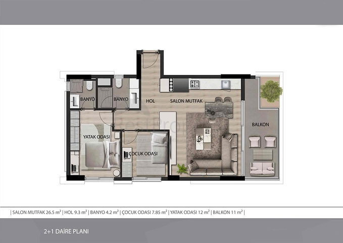 مشروع استثماري في منطقة التينتاس-أنطاليا