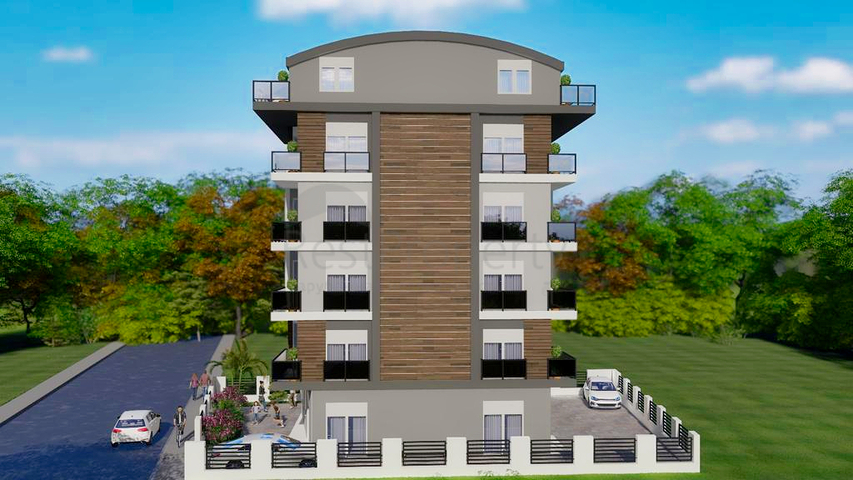 شقق بتصميم 1+1 و 2+1 في منطقة كيزيلاريك - أنطاليا الصغيرة 