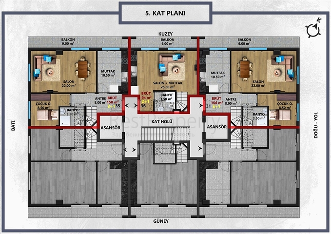 مشروع استثماري في مركز مدينة أنطاليا 