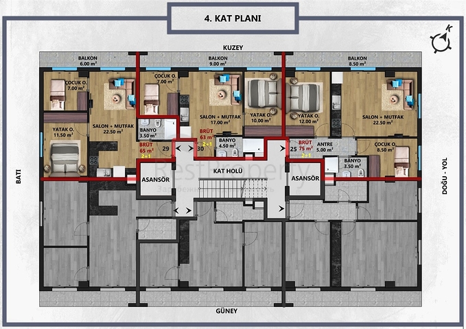 مشروع استثماري في مركز مدينة أنطاليا 