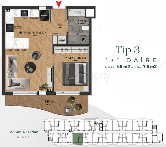 مشروع استثماري في منطقة جوزيلوبا - أنطاليا الصغيرة