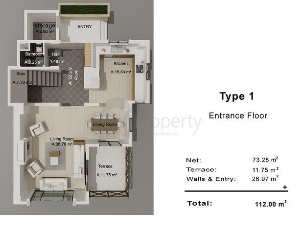 فيلات في حي هاجيسكيلر-أنطاليا