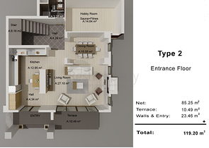 فيلات في حي هاجيسكيلر-أنطاليا