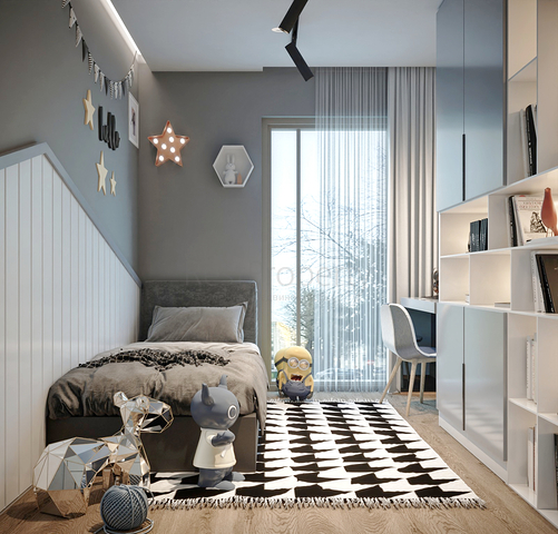 شقق دوبلكس 4+1 و 5+1 في حي ألتينوفا - أنطاليا