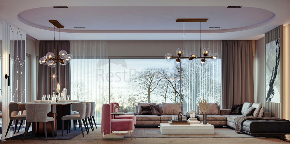 شقق دوبلكس 4+1 و 5+1 في حي ألتينوفا - أنطاليا