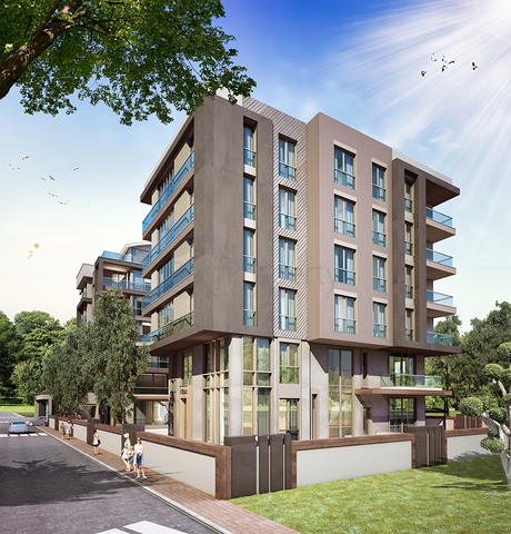 شقق دوبلكس 4+1 و 5+1 في حي ألتينوفا - أنطاليا