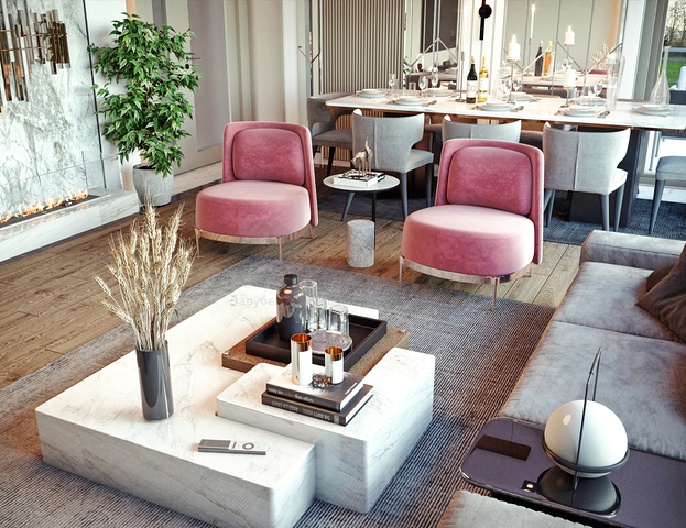 شقق دوبلكس 4+1 و 5+1 في حي ألتينوفا - أنطاليا