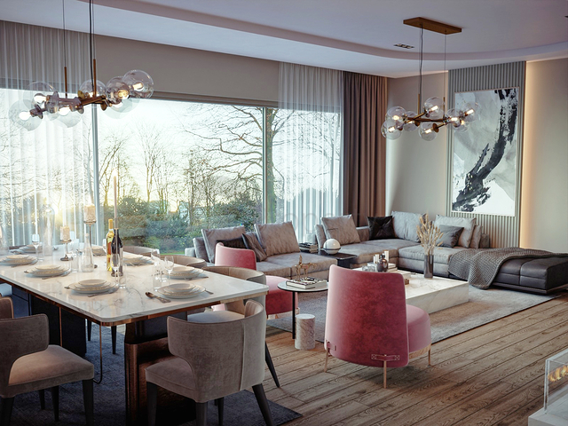 شقق دوبلكس 4+1 و 5+1 في حي ألتينوفا - أنطاليا