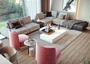 شقق دوبلكس 4+1 و 5+1 في حي ألتينوفا - أنطاليا