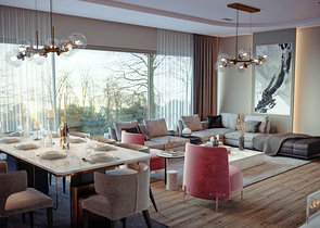 شقق دوبلكس 4+1 و 5+1 في حي ألتينوفا - أنطاليا