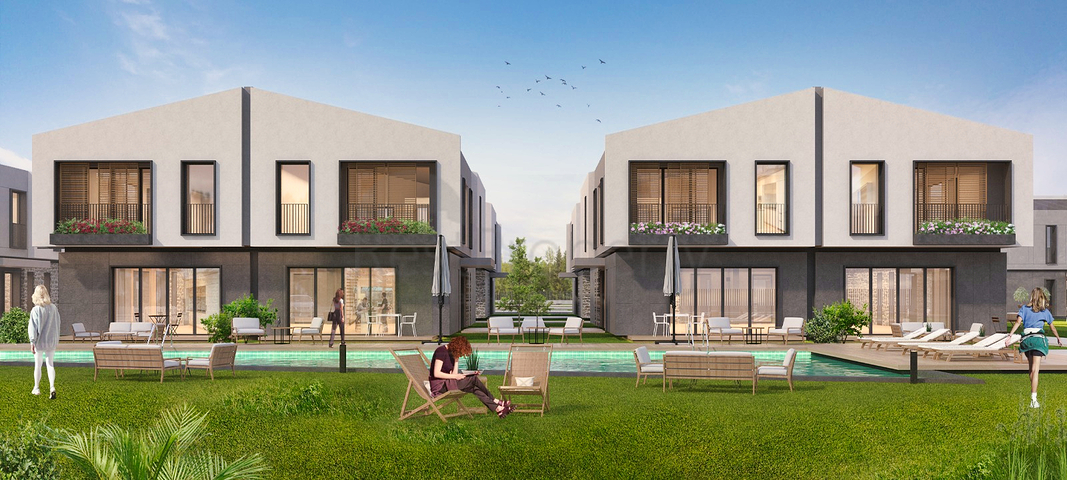 فلل 5 + 1 في المجمع ، في منطقة دوشيميالتي-أنطاليا