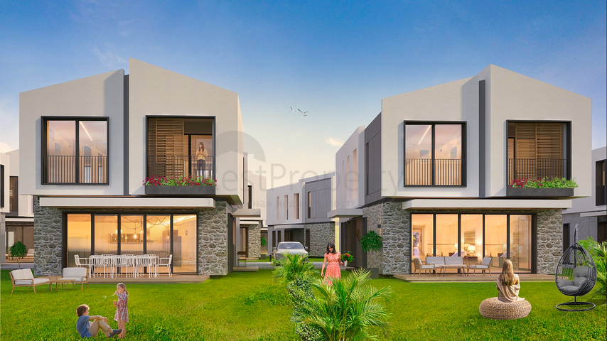 فلل 5 + 1 في المجمع ، في منطقة دوشيميالتي-أنطاليا