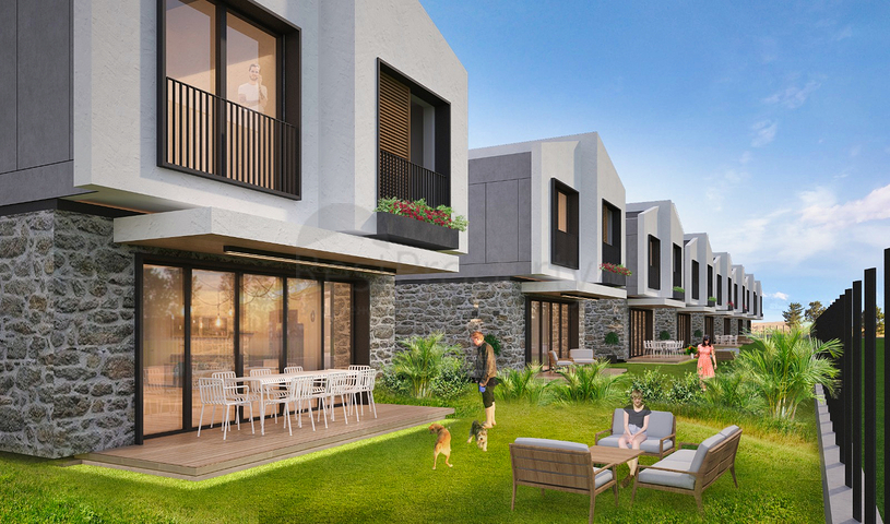 فلل 5 + 1 في المجمع ، في منطقة دوشيميالتي-أنطاليا