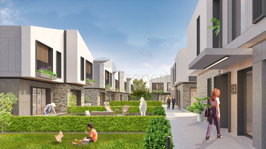 فلل 5 + 1 في المجمع ، في منطقة دوشيميالتي-أنطاليا