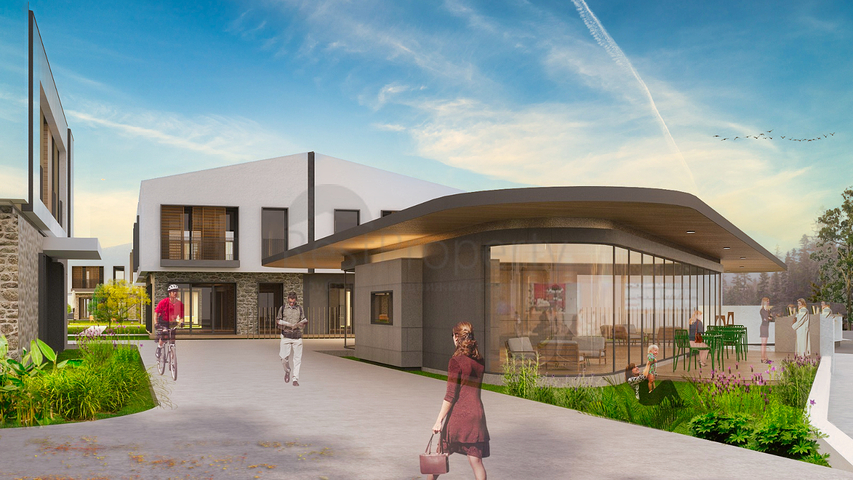 فلل 5 + 1 في المجمع ، في منطقة دوشيميالتي-أنطاليا