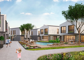 فلل 5 + 1 في المجمع ، في منطقة دوشيميالتي-أنطاليا