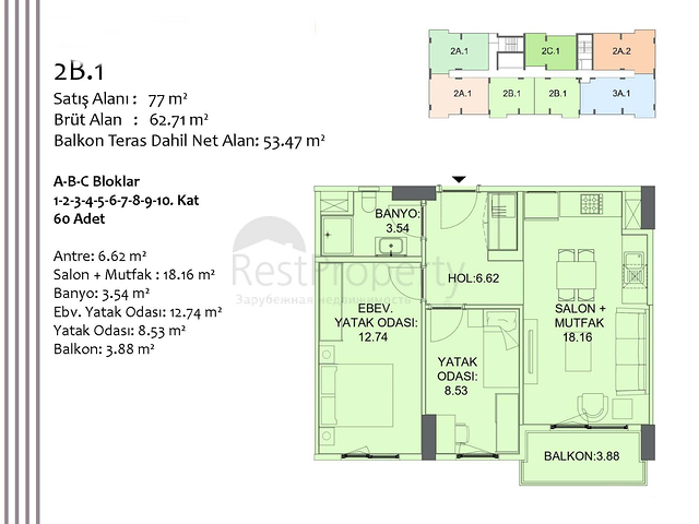 مشروع استثماري في منطقة كيبيز-أنطاليا