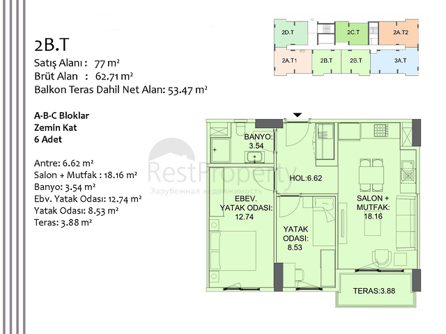 مشروع استثماري في منطقة كيبيز-أنطاليا