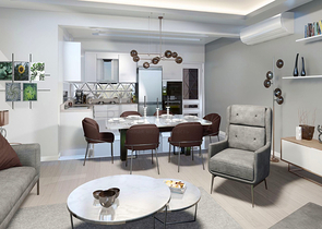 شقة 1 + 1 في منطقة بيليك أنطاليا 