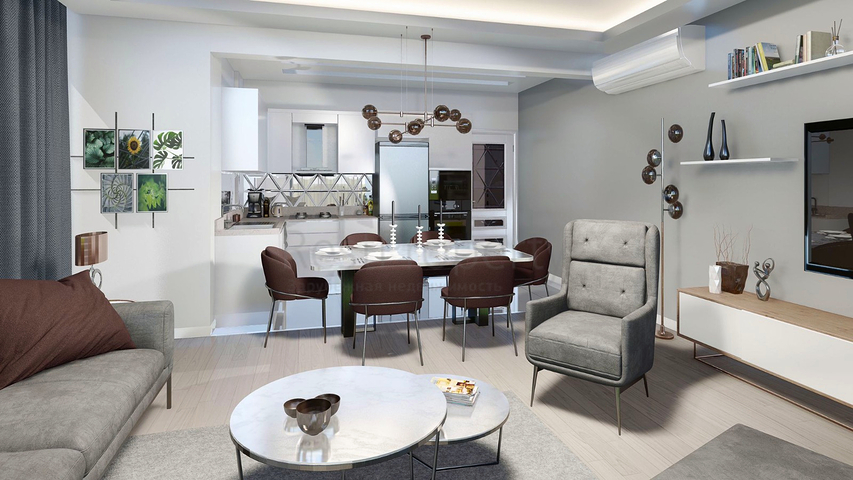 شقة 2 + 1 في منطقة بيليك أنطاليا 