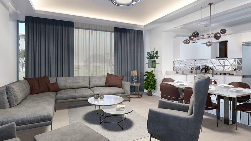 شقة 4 + 1 في منطقة بيليك أنطاليا 