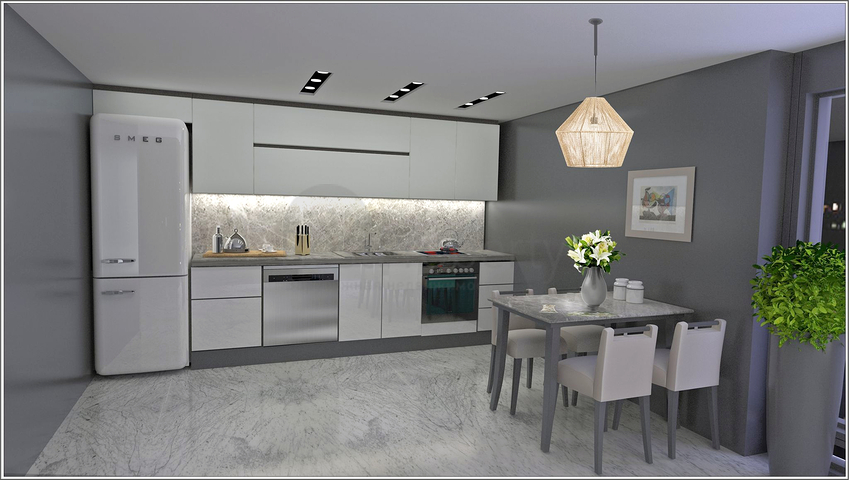 شقق دوبلكس 1+1 و 2+1 في وسط مدينة أنطاليا 