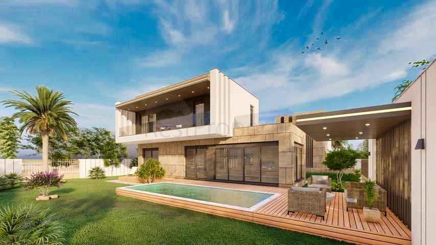 فيلا 4+1 في بيليك مساحة 220 م2 - انطاليا 