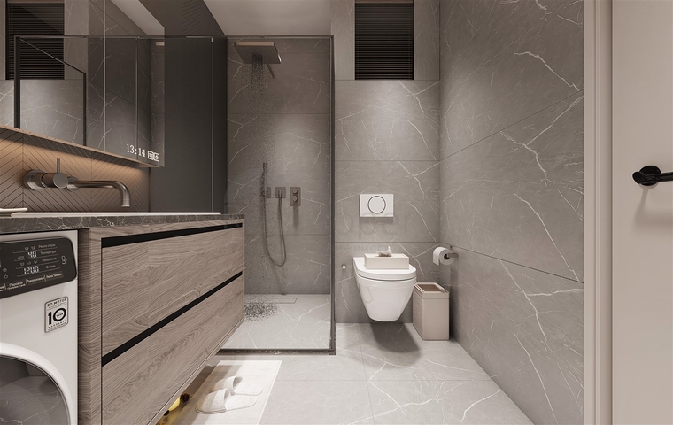 شقق 1+1 و 2+1 في دوشيمالتي-منطقة أنطاليا