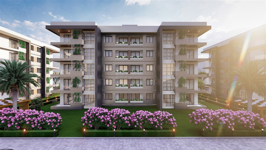 شقق 2+1 و 3 + 1 في منطقة النخبة في أنطاليا