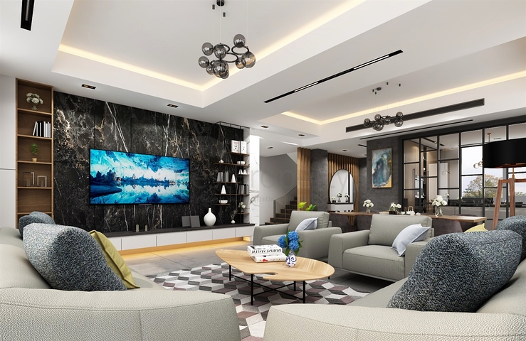 فيلا 5+2 في مولايوسوف - حي أنطاليا