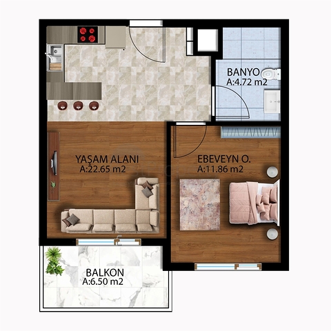 مشروع استثماري في منطقة التينتاس-أنطاليا 