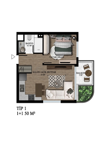 مشروع استثماري في منطقة التينتاس-أنطاليا 