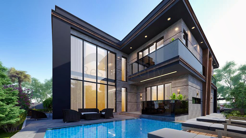 فيلا 4+1 في دوشيمالتي-منطقة أنطاليا 