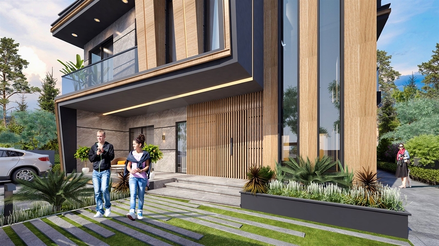 فيلا 4+1 في دوشيمالتي-منطقة أنطاليا 