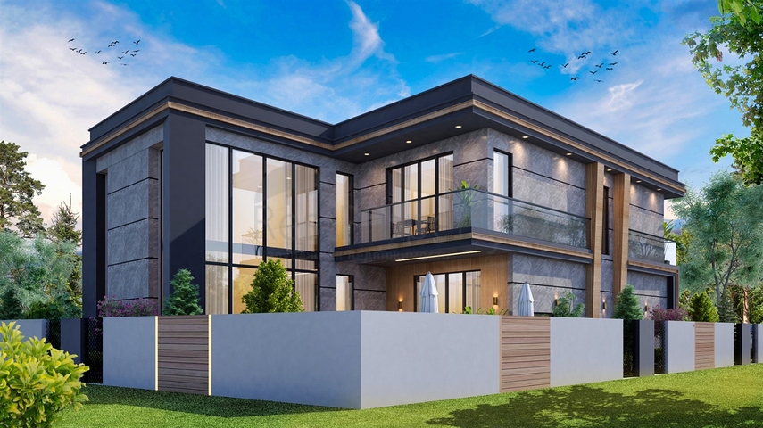 فيلا 4+1 في دوشيمالتي-منطقة أنطاليا 