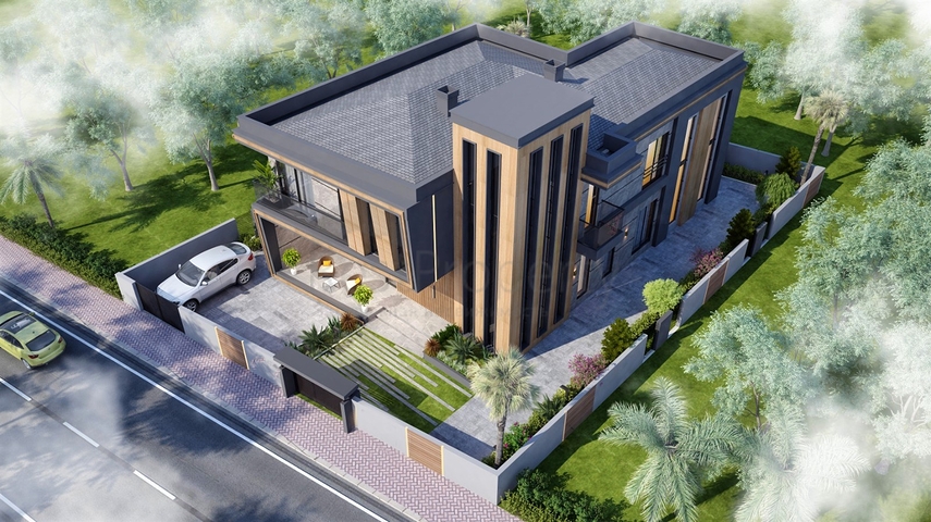 فيلا 4+1 في دوشيمالتي-منطقة أنطاليا 