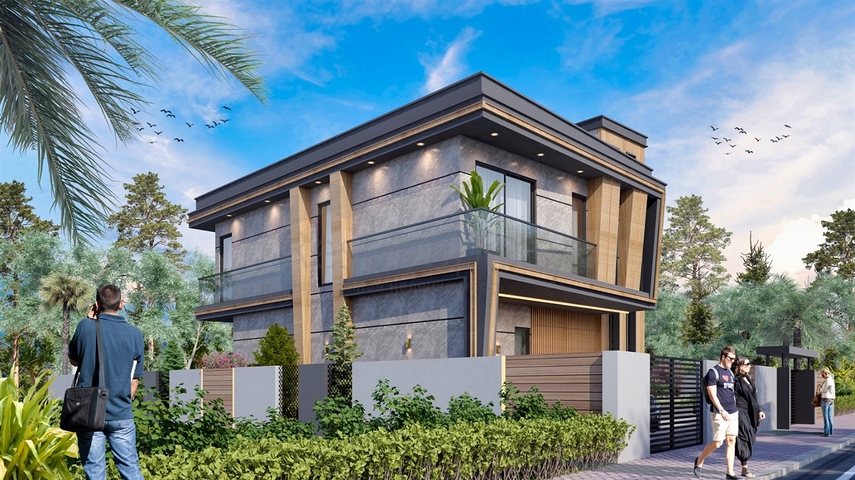 فيلا 4+1 في دوشيمالتي-منطقة أنطاليا 