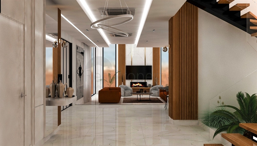 فيلا 4+1 في دوشيمالتي-منطقة أنطاليا 