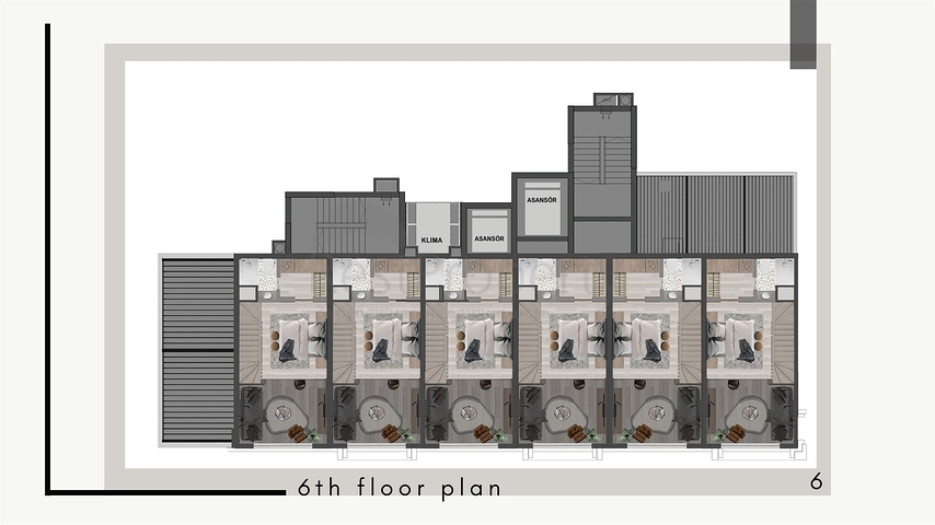 شقق 1+1 في كيبيز-منطقة أنطاليا 