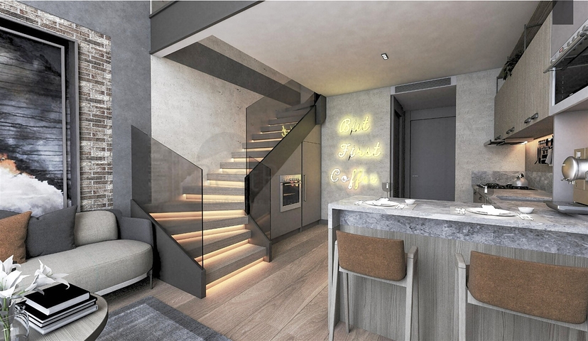 شقق 1+1 في كيبيز-منطقة أنطاليا 