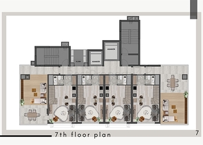 شقق 1+1 في كيبيز-منطقة أنطاليا 