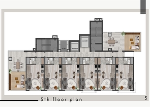 شقق 1+1 في كيبيز-منطقة أنطاليا 