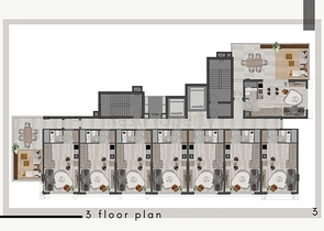 شقق 1+1 في كيبيز-منطقة أنطاليا 