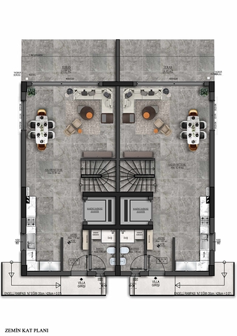فيلا 5+1 في الملايوسوف - حي أنطاليا