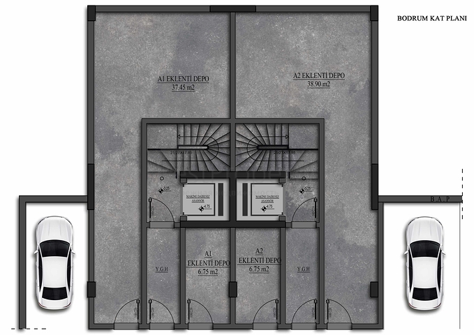 فيلا 5+1 في الملايوسوف - حي أنطاليا