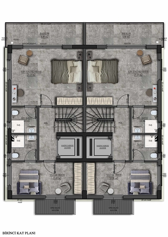 فيلا 5+1 في الملايوسوف - حي أنطاليا