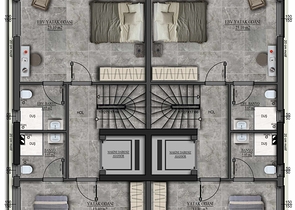 فيلا 5+1 في الملايوسوف - حي أنطاليا