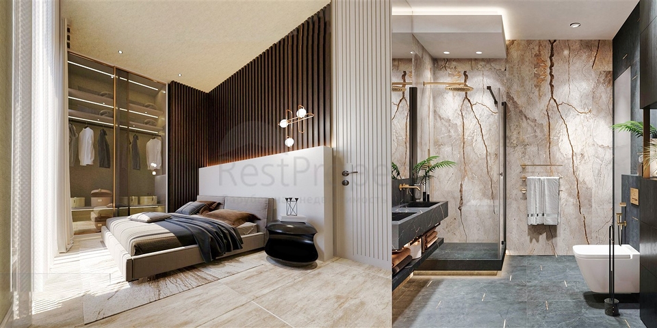 شقة 4+1 في التينتاس-منطقة أنطاليا 