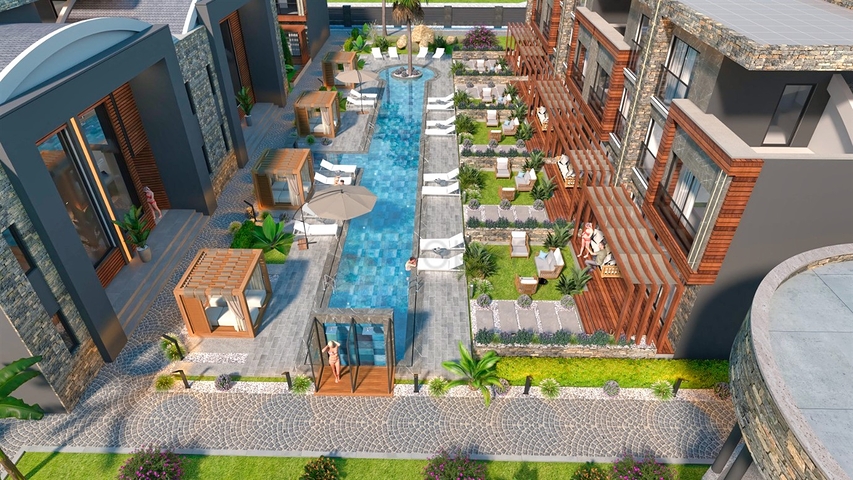 شقة 4+1 في التينتاس-منطقة أنطاليا 